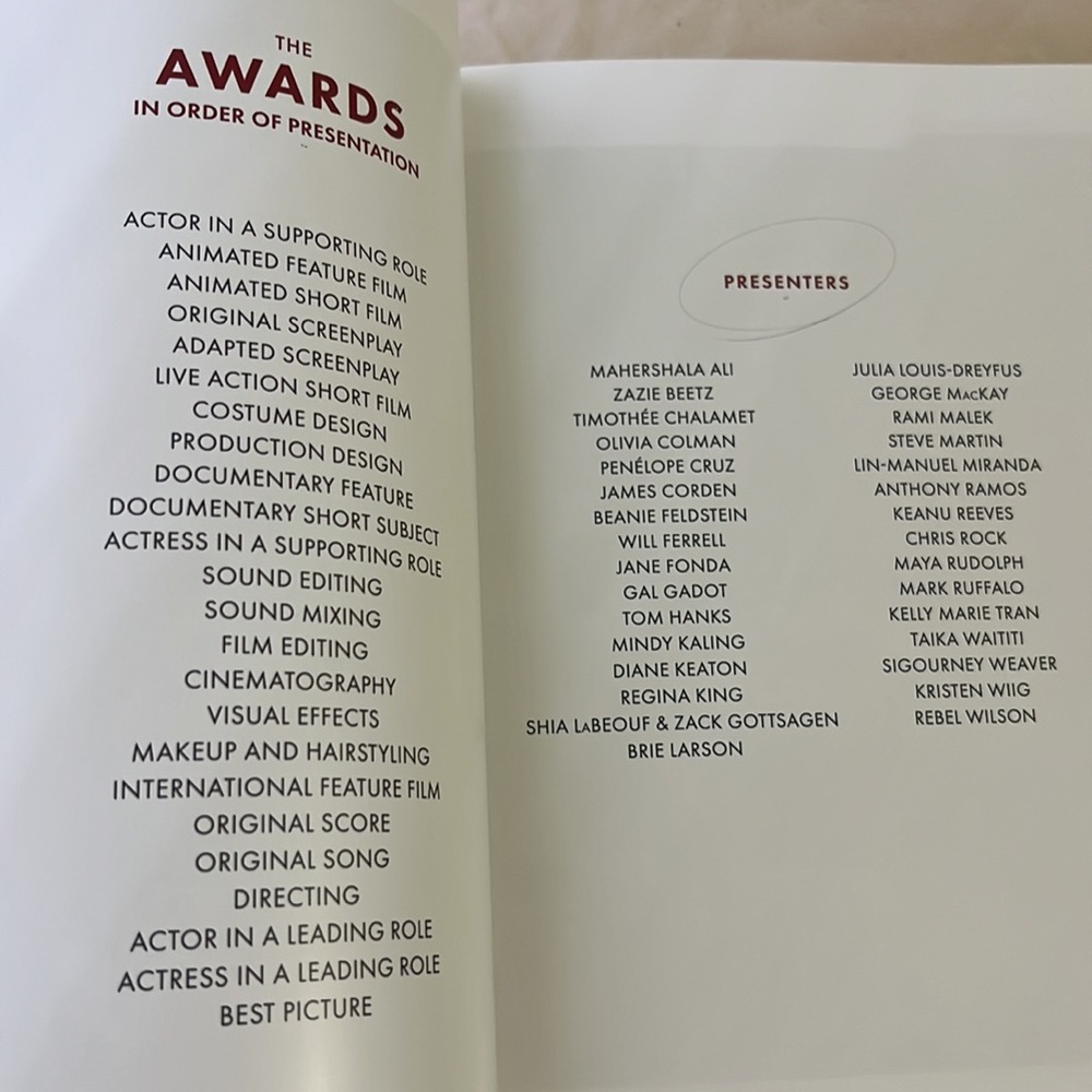 Oscars 92nd Official Collectible Program Great Pa… - image 4